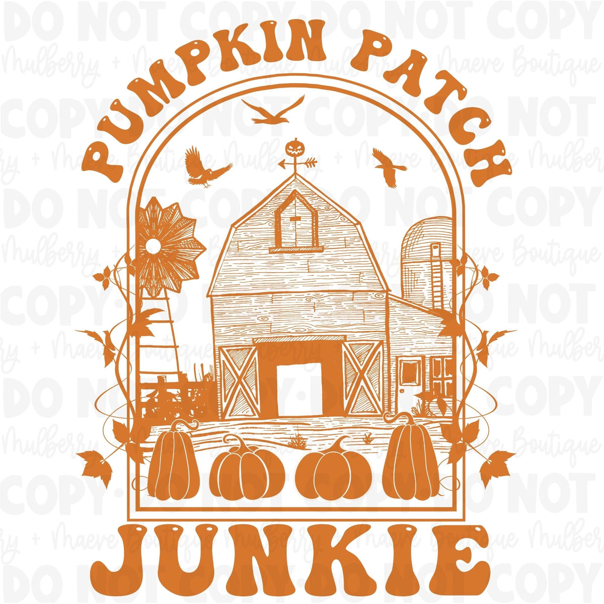 Pumpkin Patch Junkie DTF