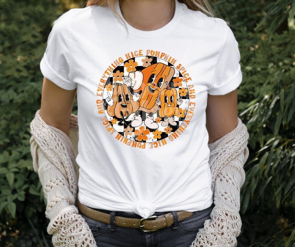 DTF Print Transfers | Ready To Press | Pumpkin Spice | Fall | Pumpkins