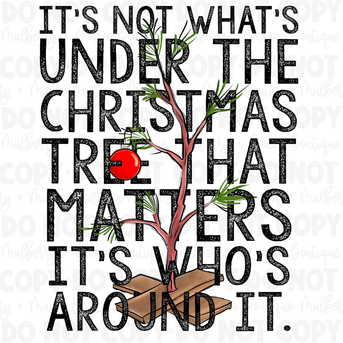 DTF Print Transfers | Ready To Press | Not Under The Tree | Christmas | Grinch