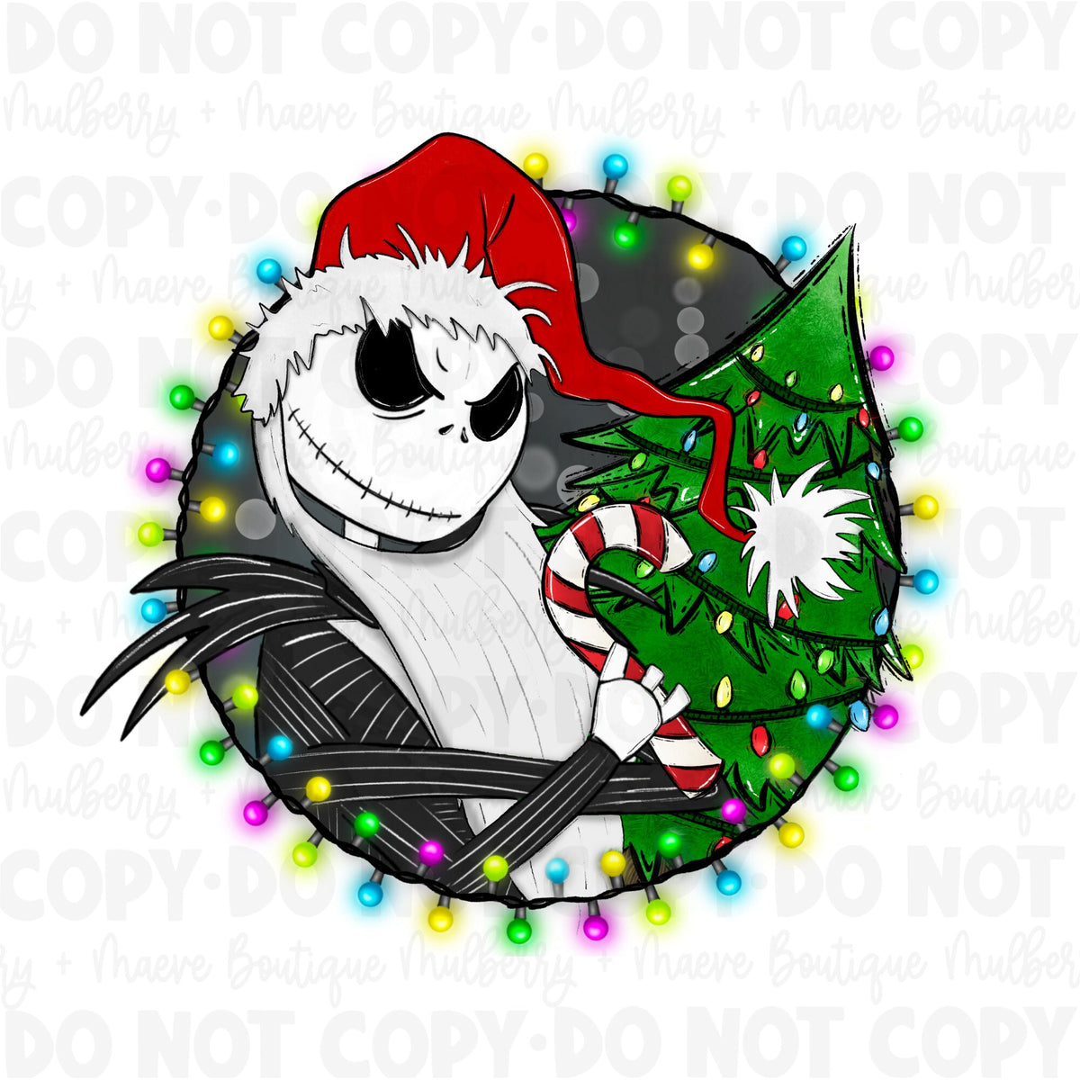 DTF Print Transfers | Ready To Press | Nightmare Before Christmas | Jack | Christmas