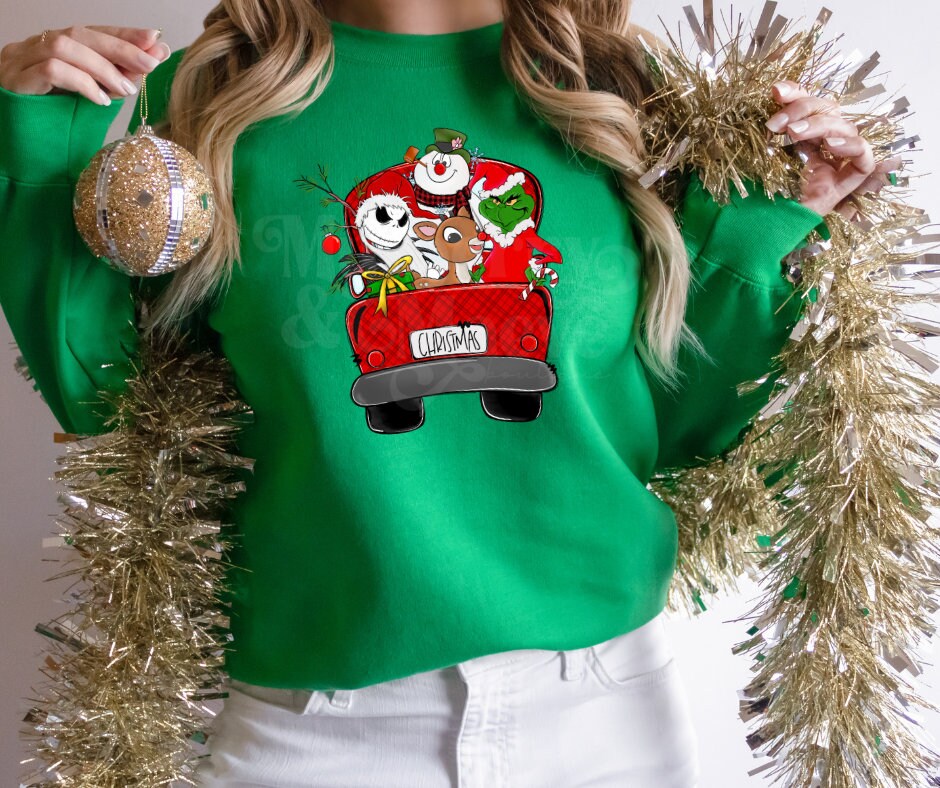 DTF Print Transfers | Ready To Press | Christmas Trio | NBC | Frosty | Snowman | Rudolph