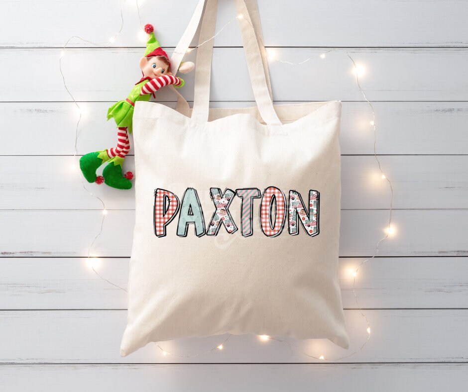 DTF | Ready To Press | Personalized Retro Christmas Name | Custom | Set