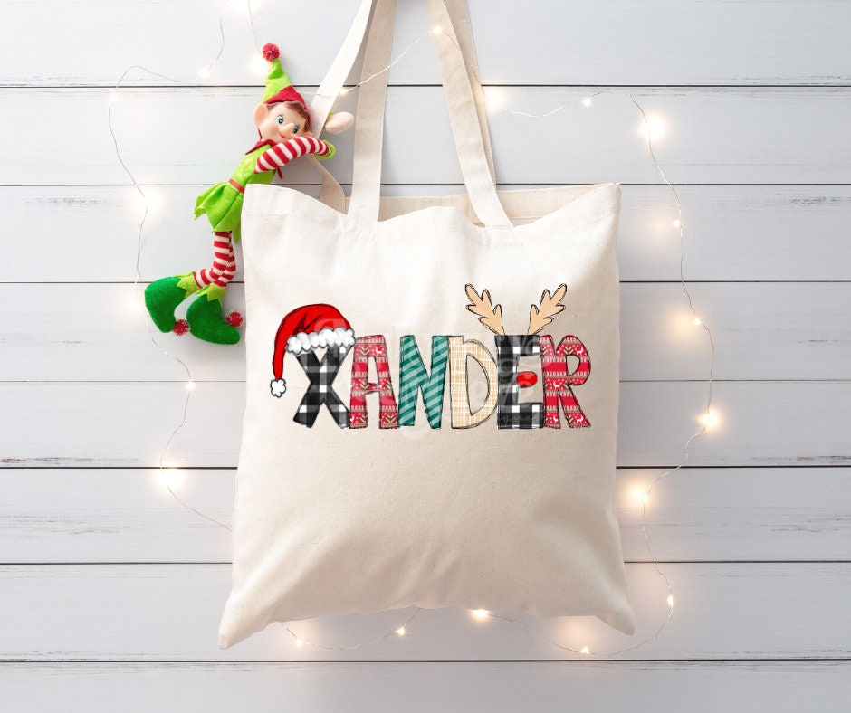 DTF | Ready To Press | Personalized Reindeer Christmas Name | Custom | Set