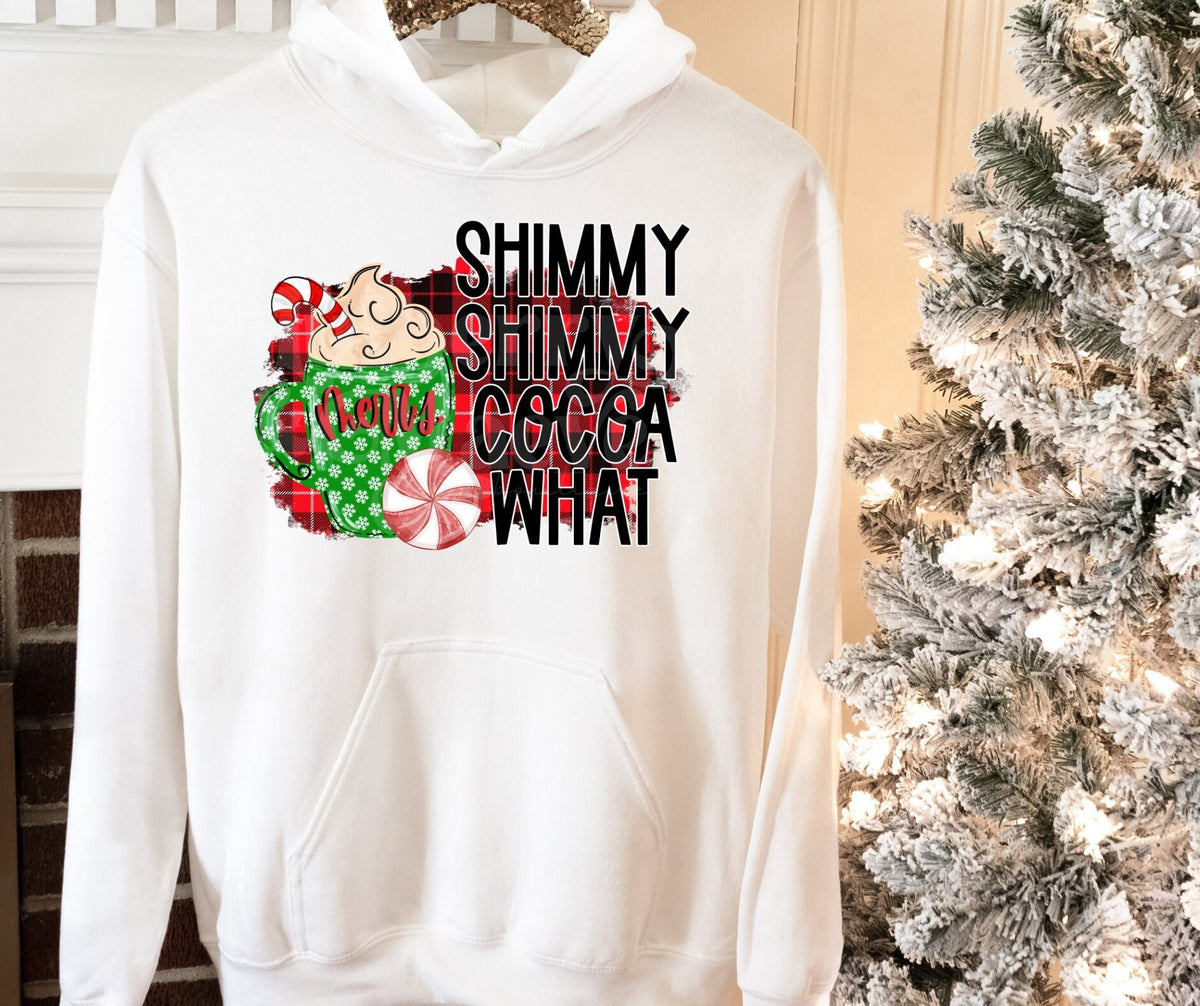 DTF Print Transfers | Ready To Press | Shimmy Shimmy Cocoa | Christmas | Holiday