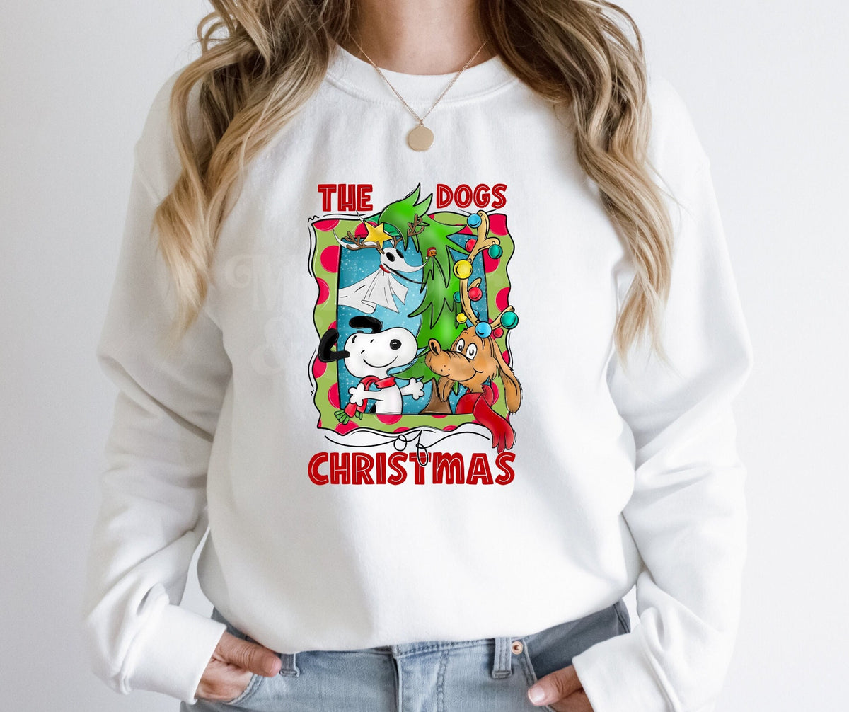 DTF Print Transfers | Ready To Press | The Dogs Of Christmas | Snoopy | Zero | Max
