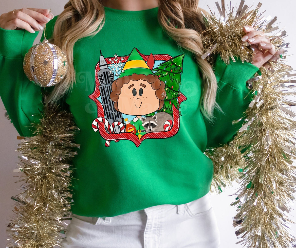 DTF Print Transfers | Ready To Press | Buddy Elf | Holiday Movies