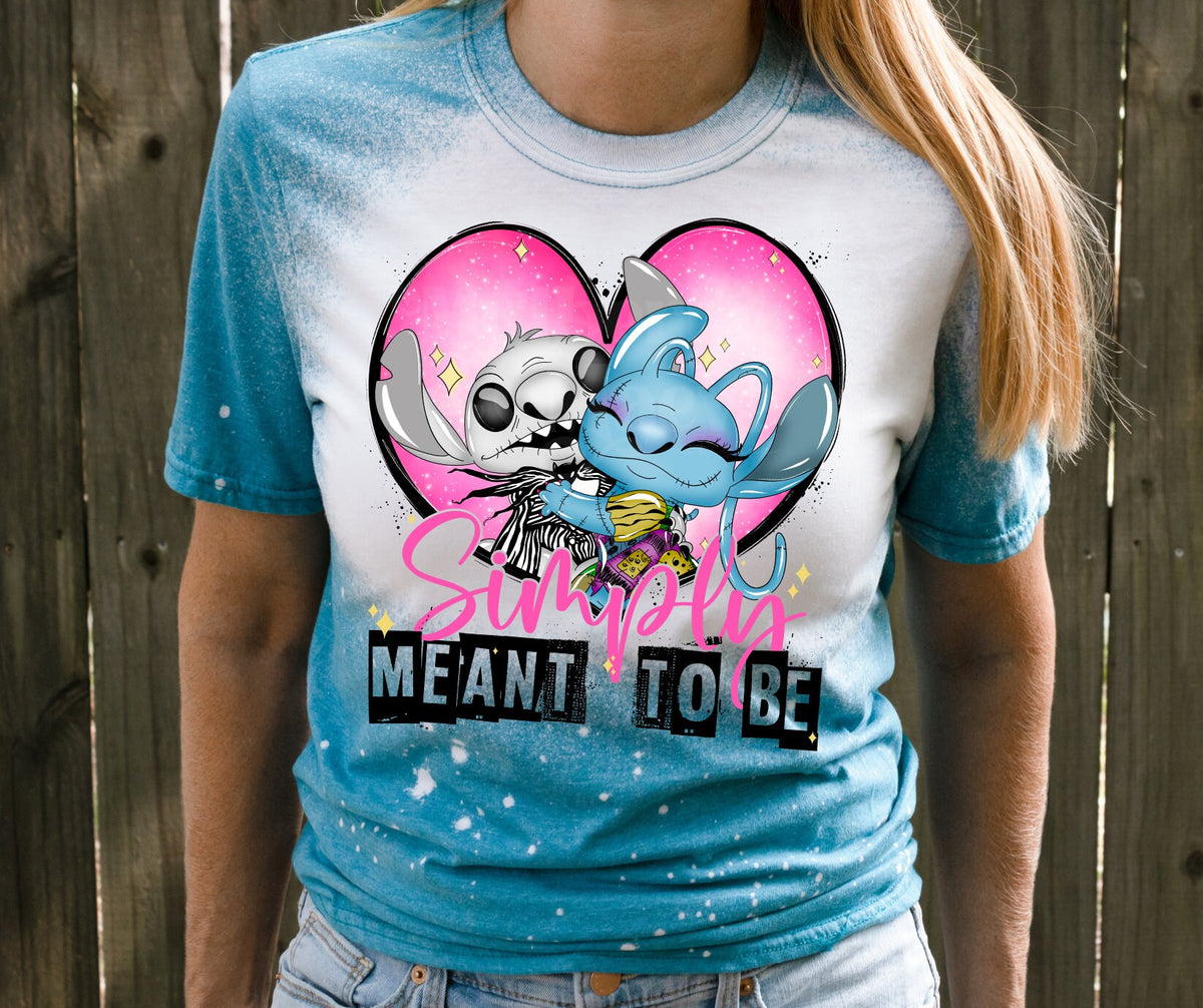 DTF Transfers | Ready To Press | Sublimation |  Simply Meant To Be | Stitch | Hearts