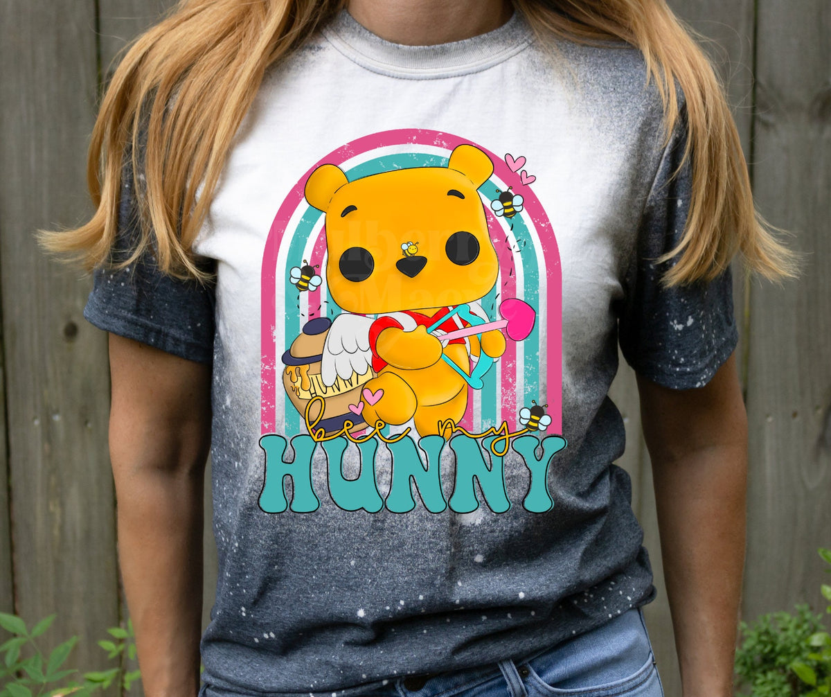 DTF Transfers | Ready To Press |  Sublimation |  Be My Hunny | Pooh | Love | Cupid