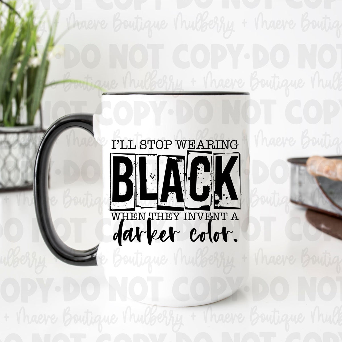 DTF Transfers | Sublimation | Ready To Press | I'll Stop Wearing Black When They Invent A Darker Color | Wednesday