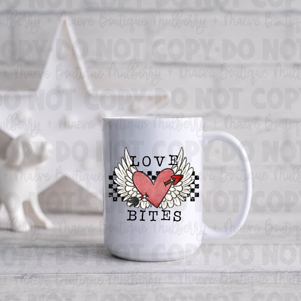 DTF Transfers | Ready To Press | Sublimation | Love Bites | Heart | Arrow | Wings