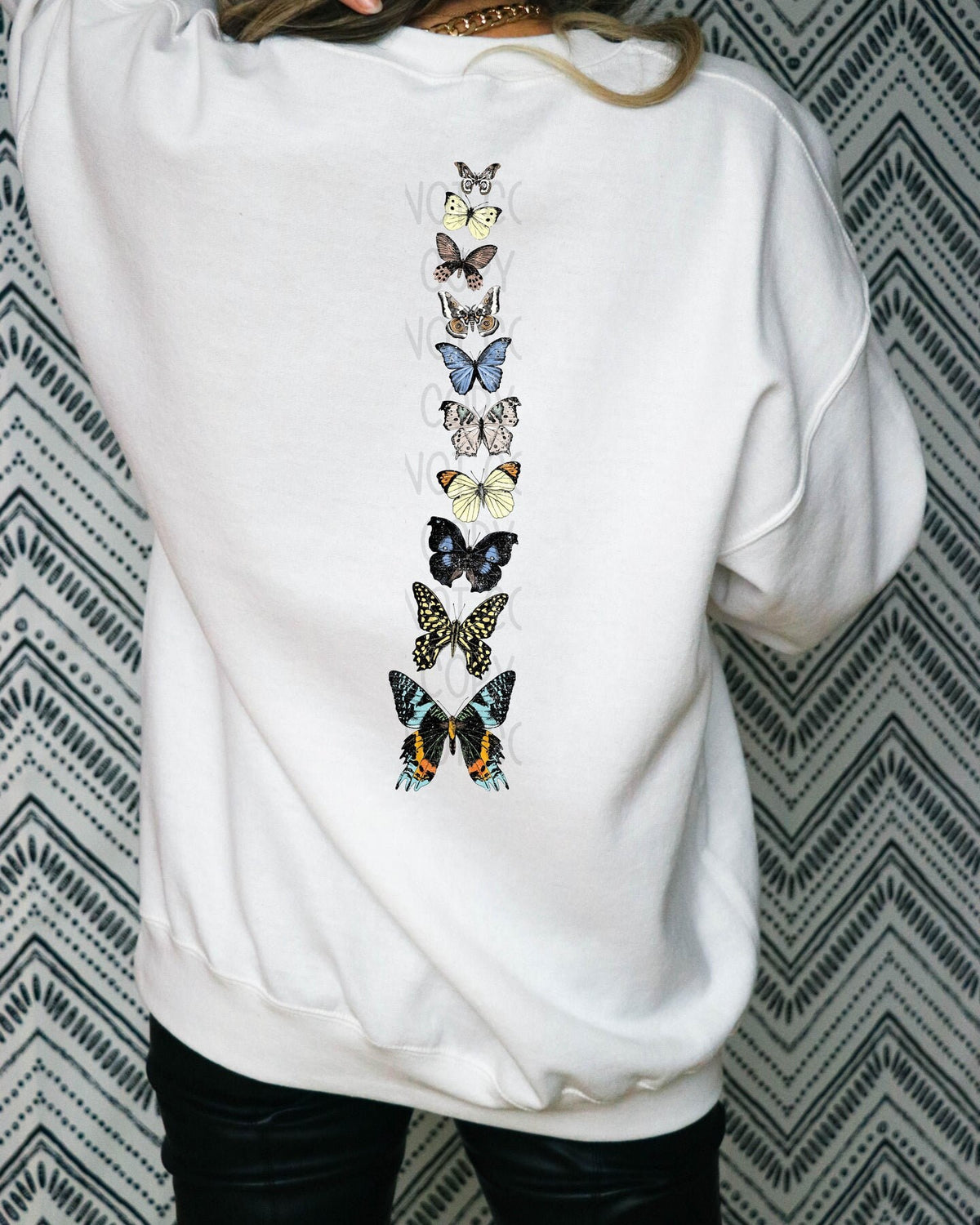 DTF Transfers | Sublimation |Let It Be Butterflies | Front &amp; Back