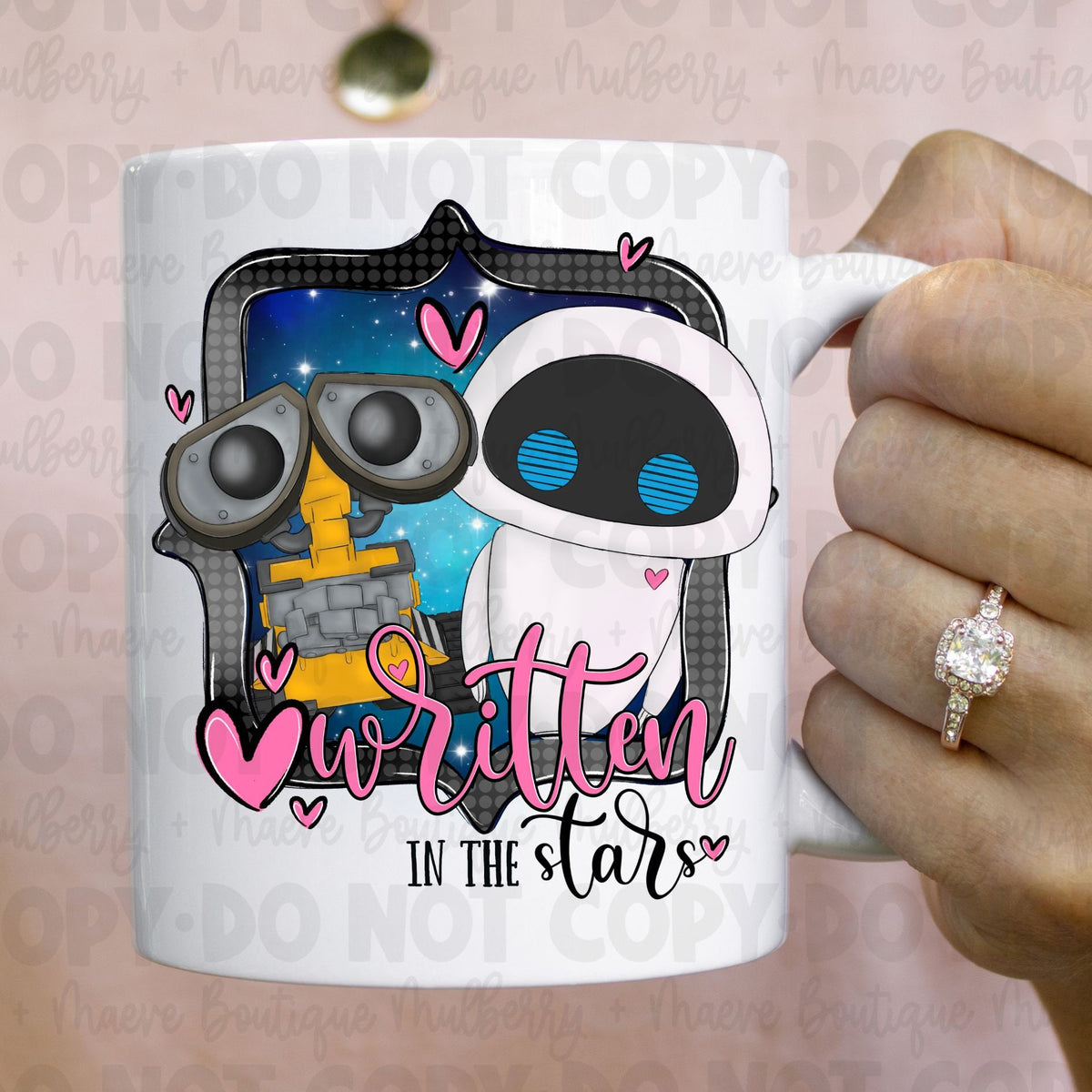 DTF Transfers | Ready To Press | Sublimation |  Written In The Stars | Robots | Eva | Wall-E