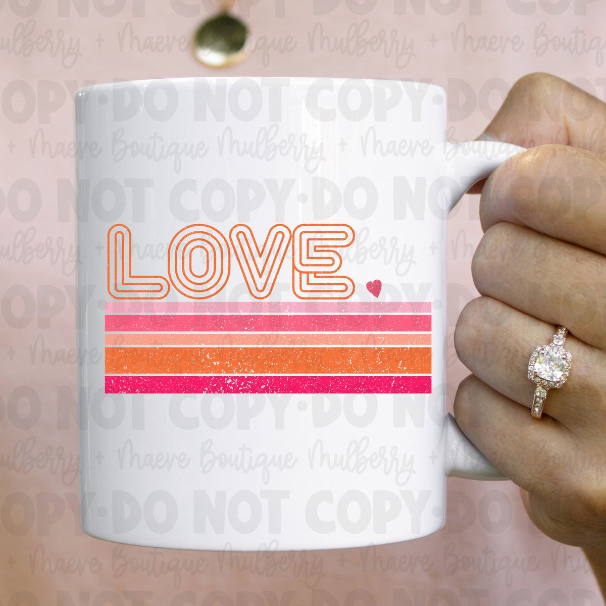 Retro LOVE DTF Transfer