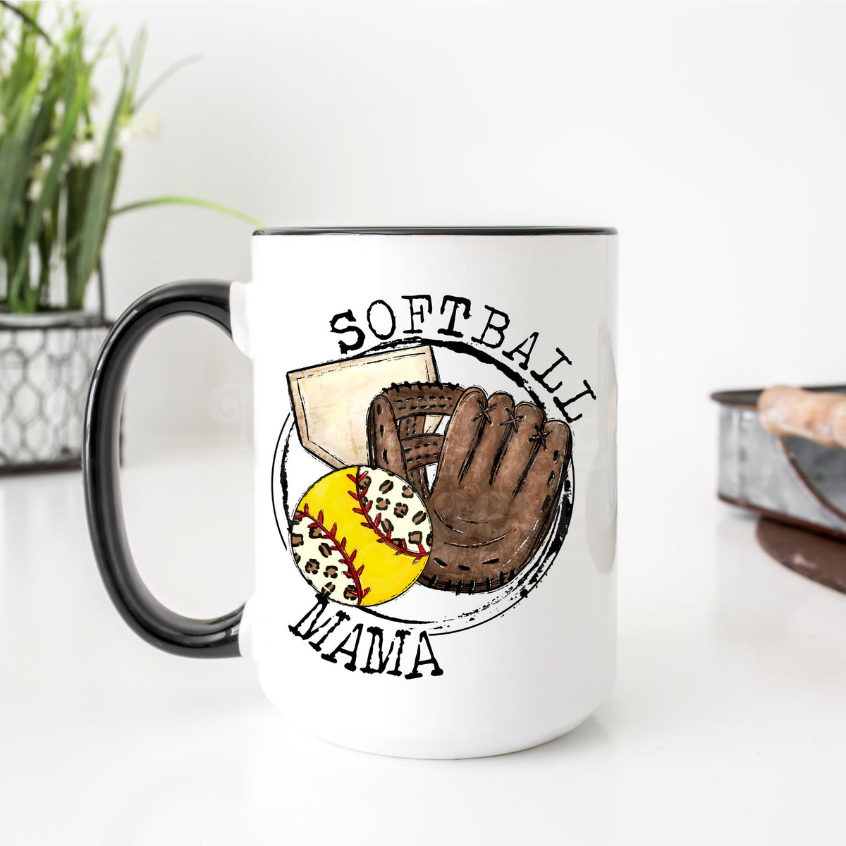 Softball Mama Glove DTF Transfer