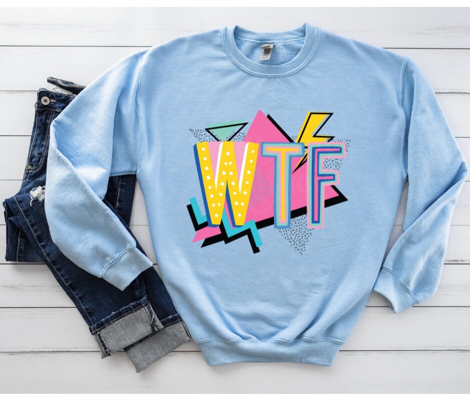 DTF Transfers | Ready To Press | Sublimation | WTF | Retro | 90's