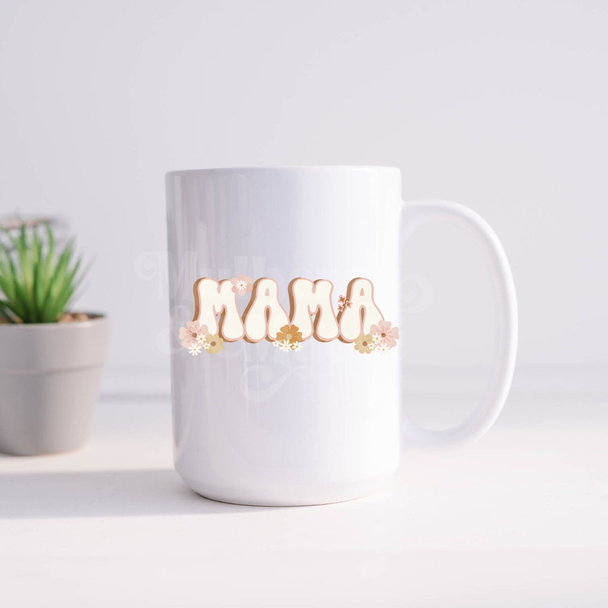 DTF Transfers, Sublimation, Ready To Press,  MAMA w/Flowers, Retro