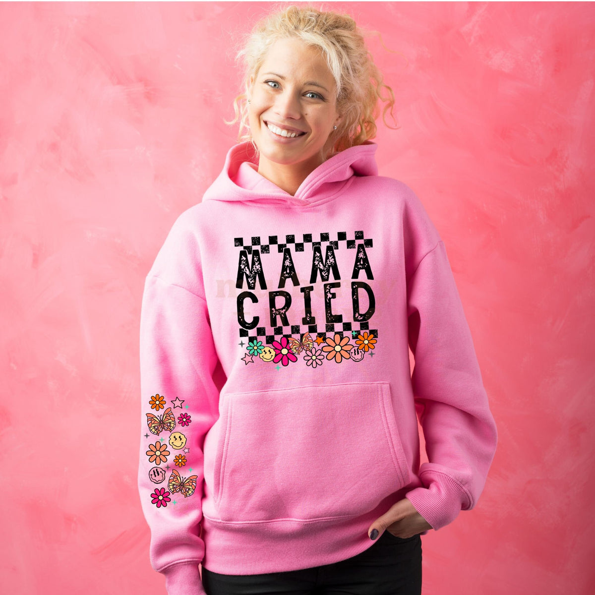 Ready To Press DTF | Mama Cried | Sleeve Set | Retro