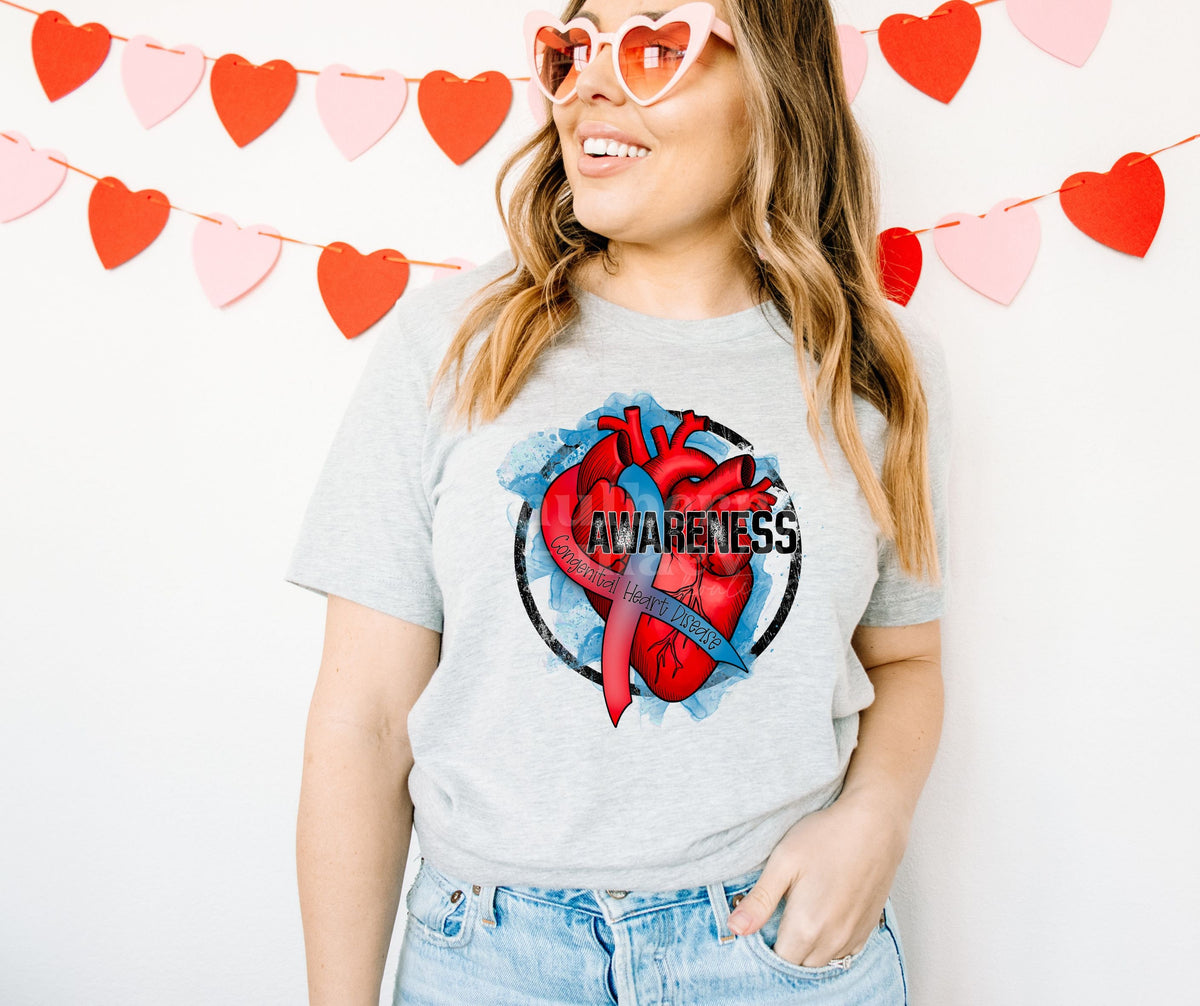 Congenital Heart Defect | CHD Awareness | DTF Transfer | Ready To Press | Sublimation