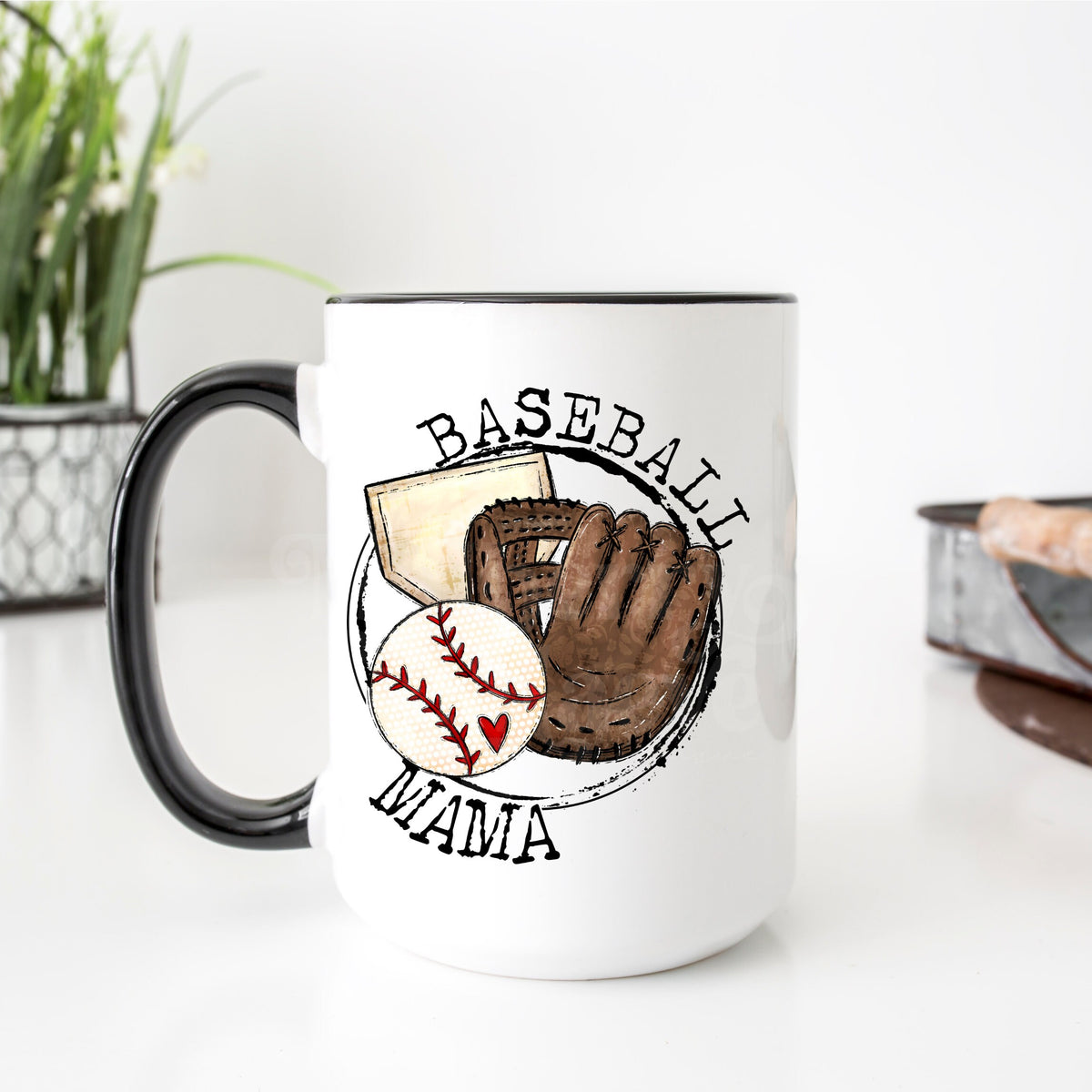 Baseball Mama Glove DTF Transfer