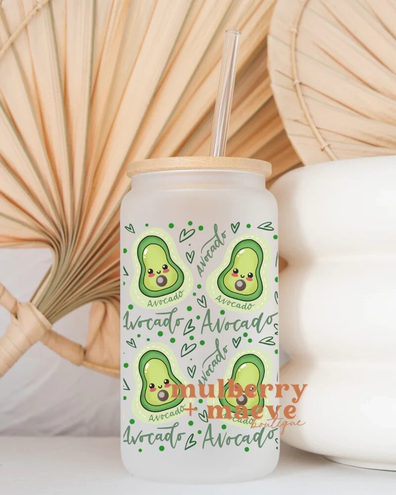 Avocado UV DTF Cup Wrap