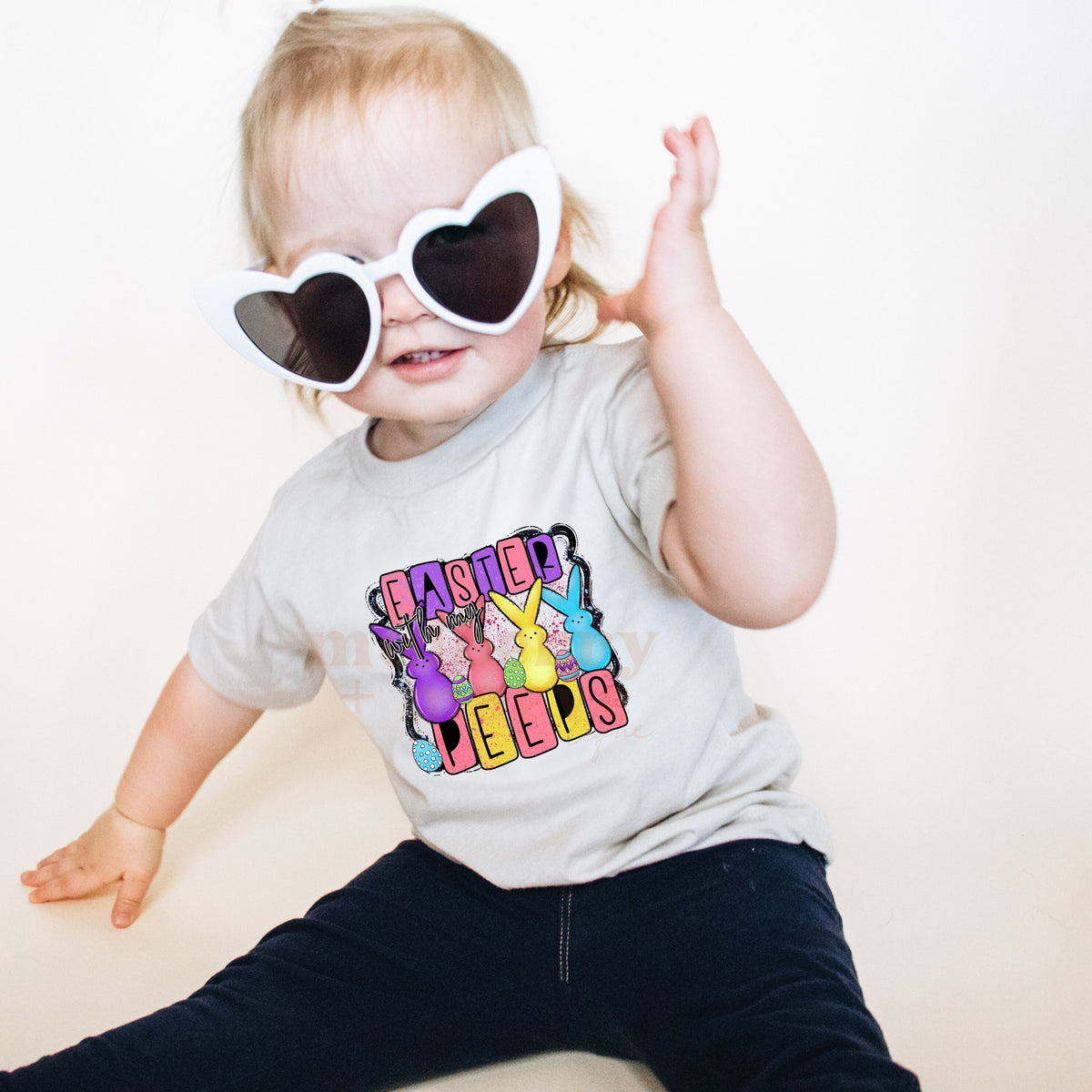 Easter with My Peeps DTF Transfers | Ready To Press | Mug Sublimation | Easter Transfer for Blank Apparel | Easter Basket Shirt