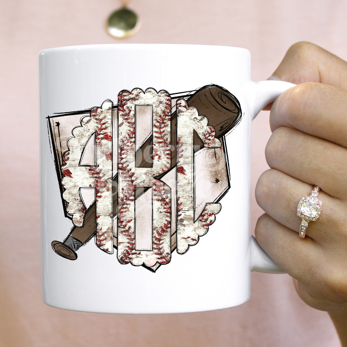 Baseball Monogram Direct to Film Transfer for Blank Apparel. Baseball Season. Baseball Gift Ideas. Baseball Transfer