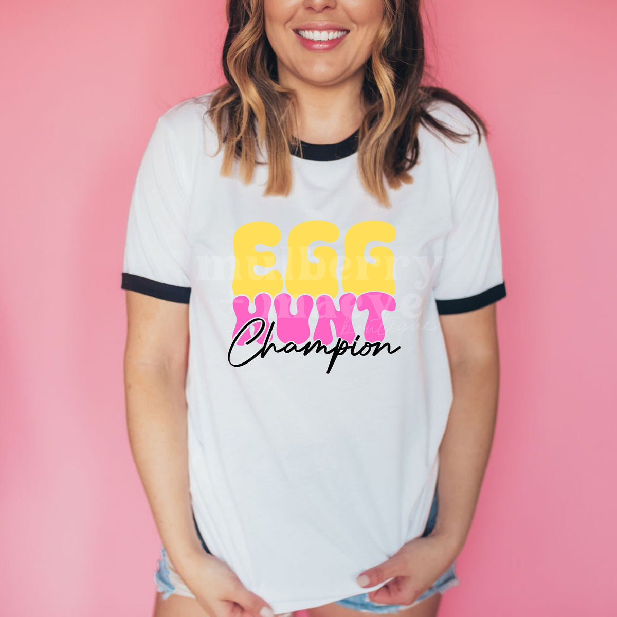 Egg Hunt Champion Pink Instant Digital PNG Download. Blank Apparel Design, Egg Hunt PNG, Egg Hunt Sublimation