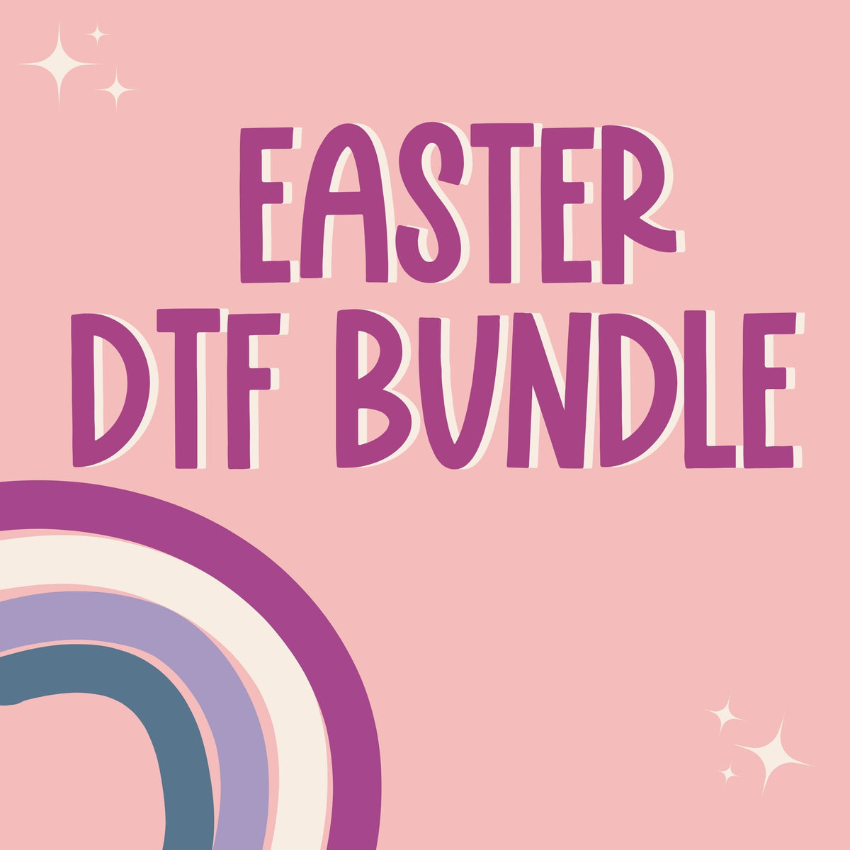 Easter/Faith Direct To Film Bundle for Blank Apparel.  Easter, Religious, Pocket Transfers