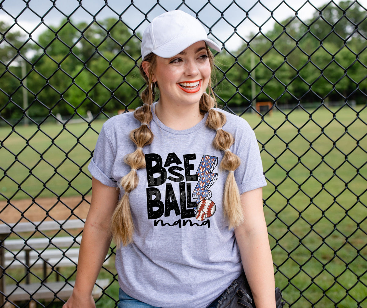 Baseball Mama DTF Transfer