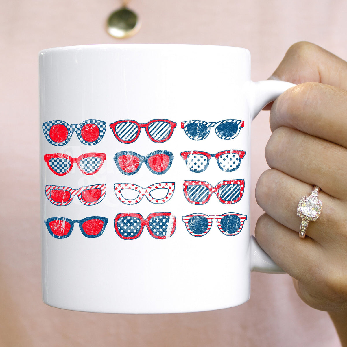 Sunglasses DTF Transfer for Blank Apparel.  4th of July, Patriotic Shirt Ideas, 4th of July Decor Ideas