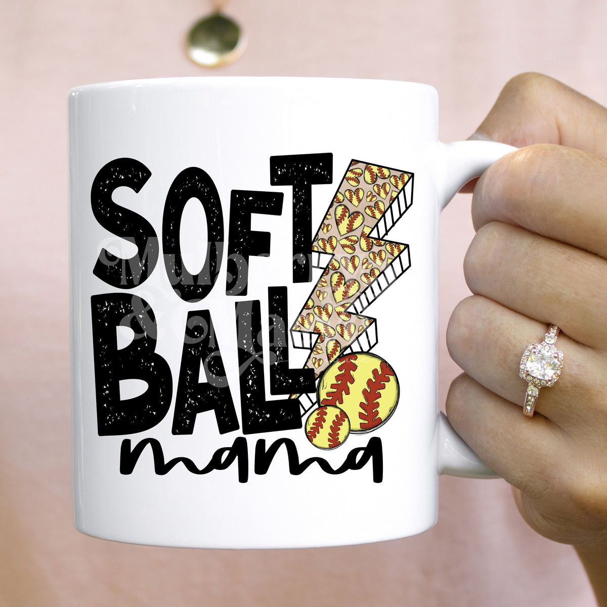 Softball Mama DTF Transfer