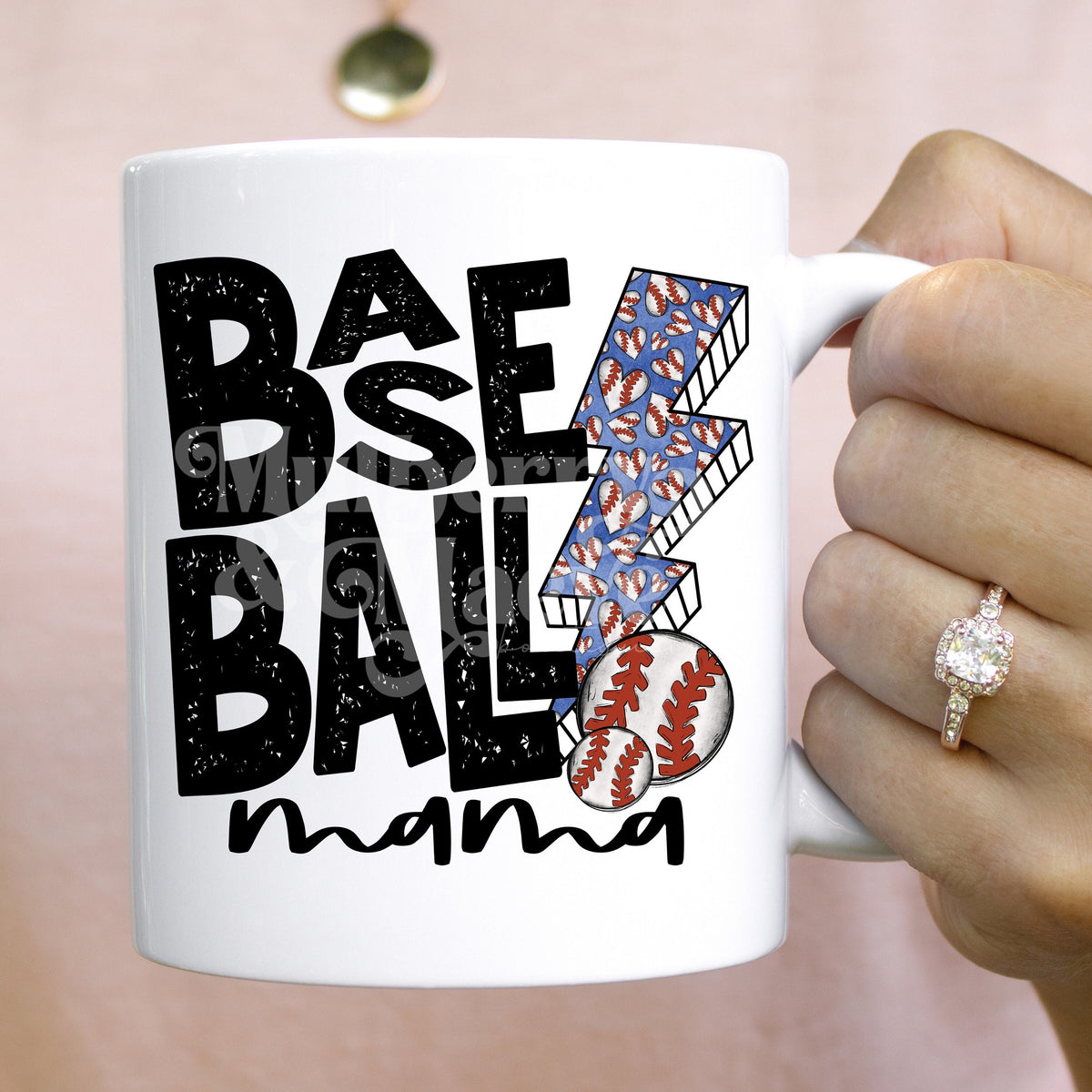 Baseball Mama DTF Transfer