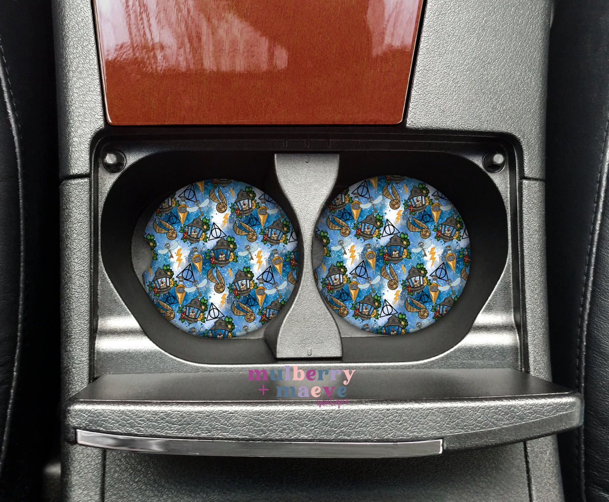 Magical Lantern Car Coaster Sublimation Transfers.  HP Gift Ideas. Sublimation Designs for Coasters.