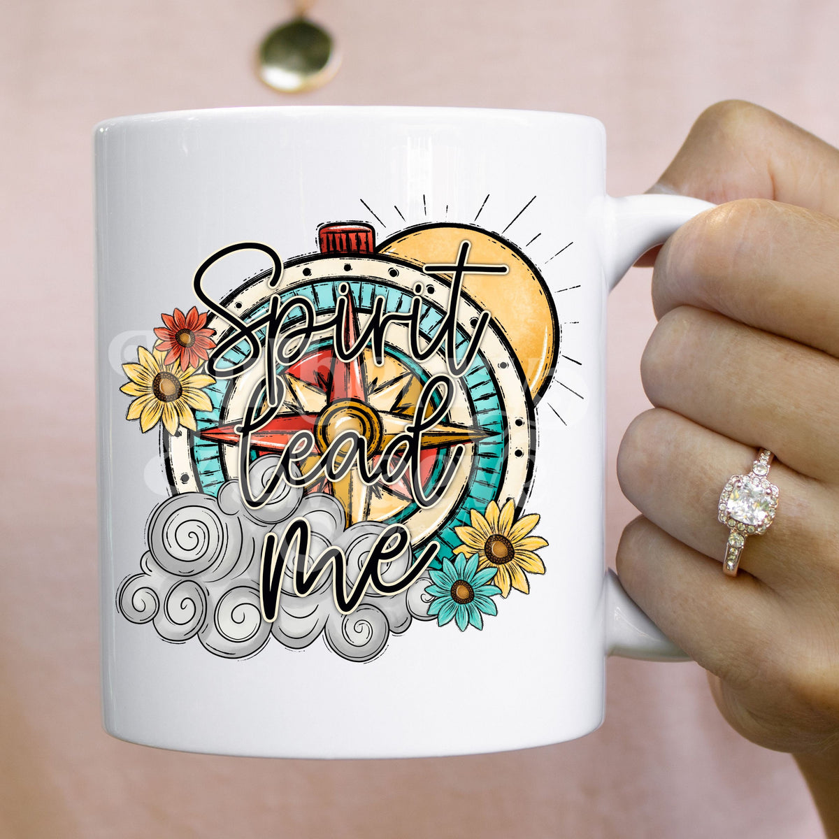 Faith Compass DTF Transfer