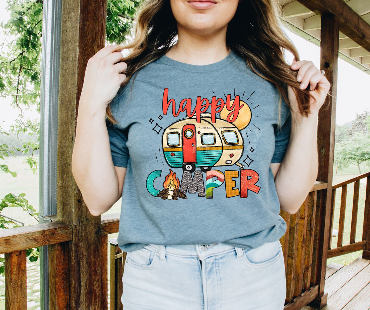 Camping DTF Transfer