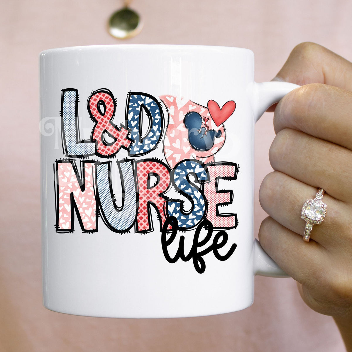 Labor Delivery DTF Transfer for Blank Apparel. Midwife Shirt Ideas.  Nurse Gift Ideas. L&amp;D Nurse Shirt. NICU Shirt Ideas