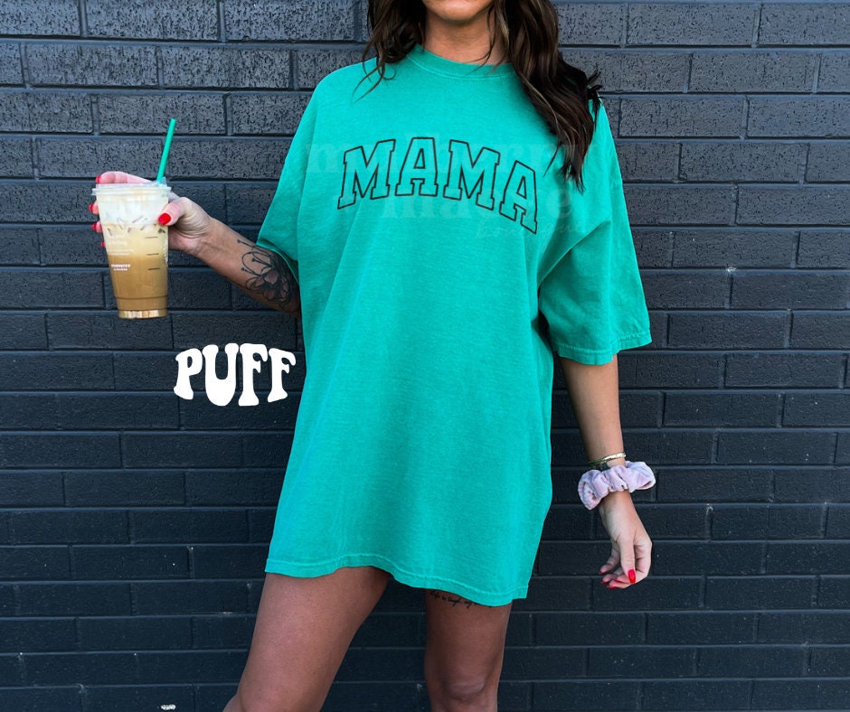 MAMA Puff Print Transfer