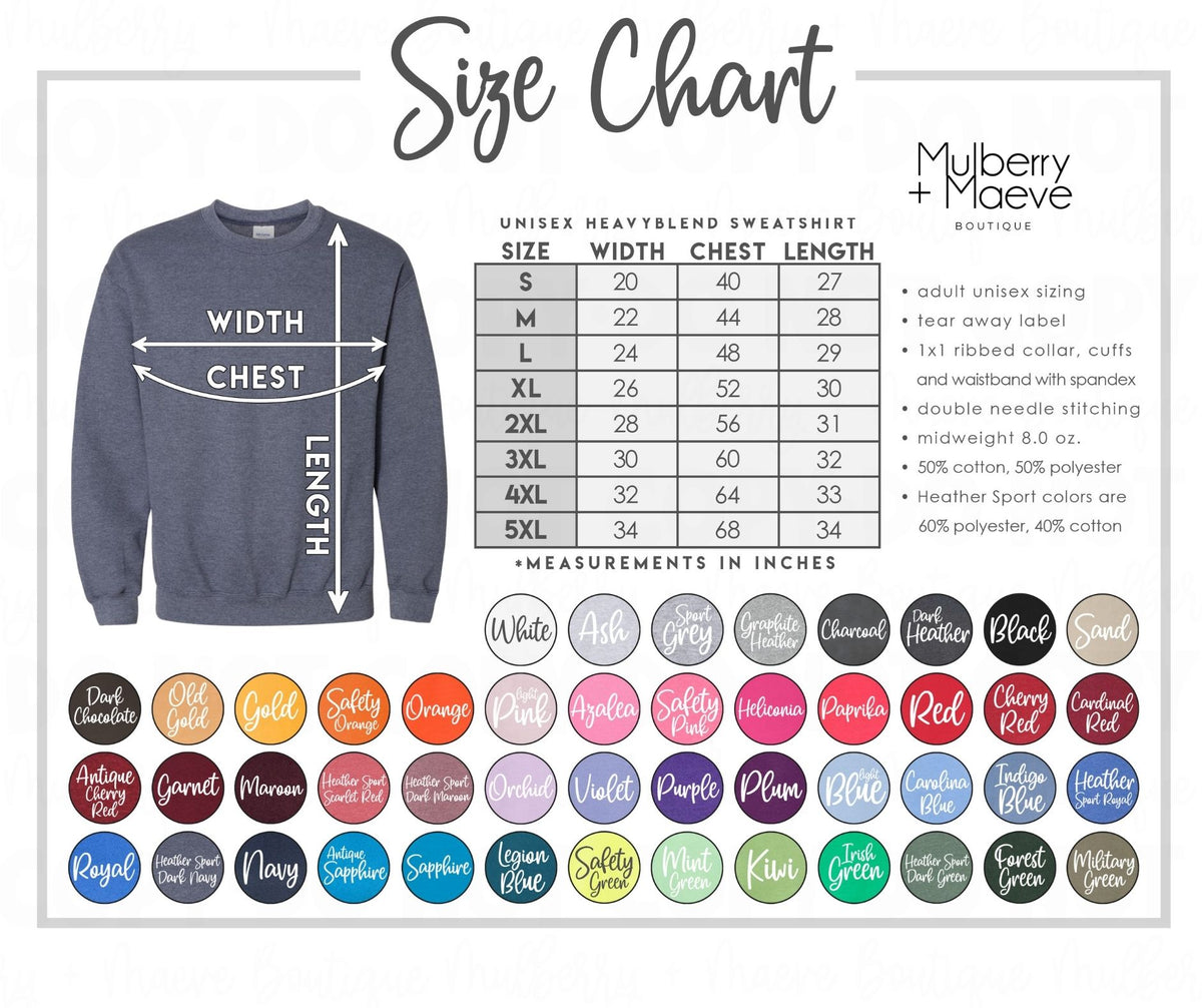 UNISEX HEAVYBLEND CREW NECK