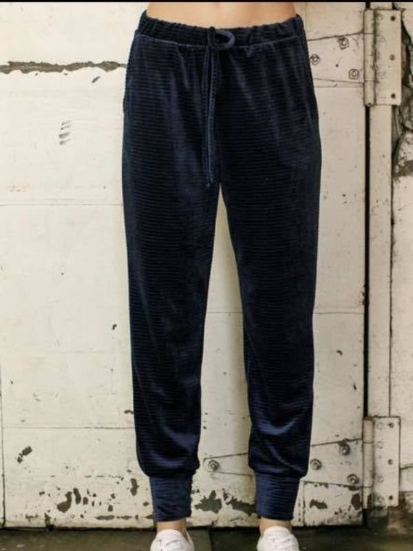 Velour Textured  Joggers