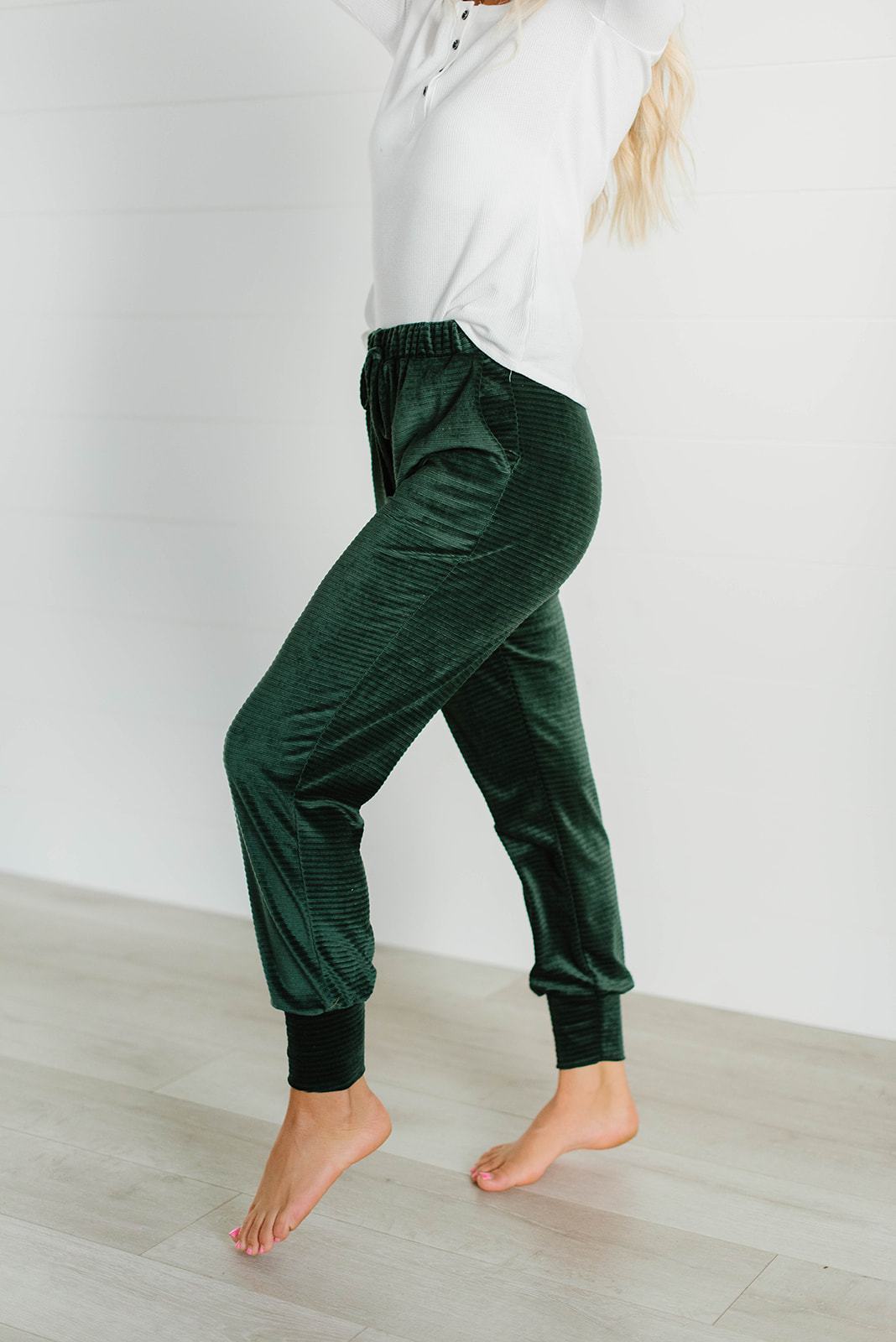 Velour Textured  Joggers